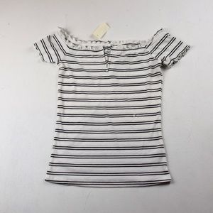 NWT Aeropostale Short Sleeve Off Shoulder Shirt